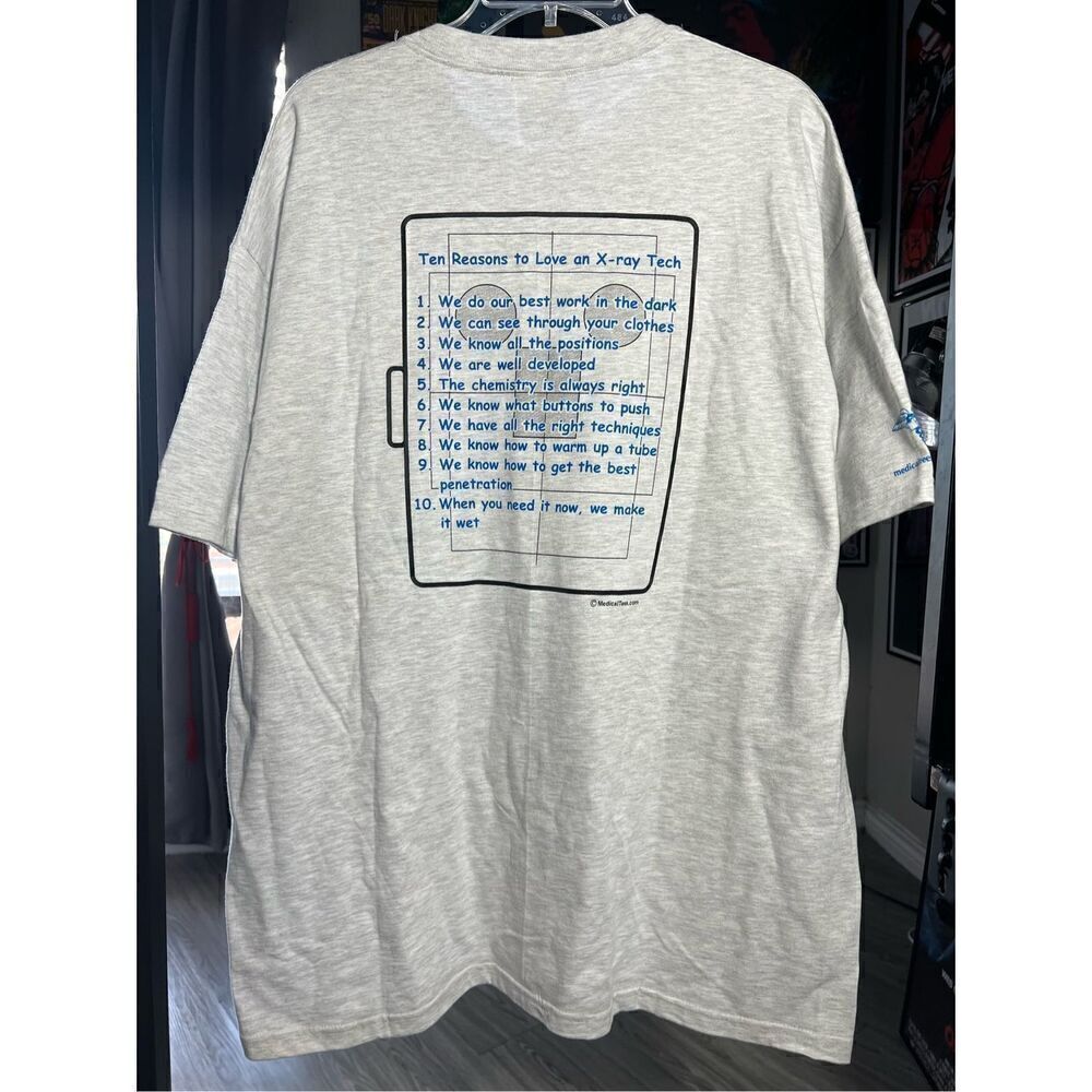 Vintage 90s Xray Tech Funny Tee
